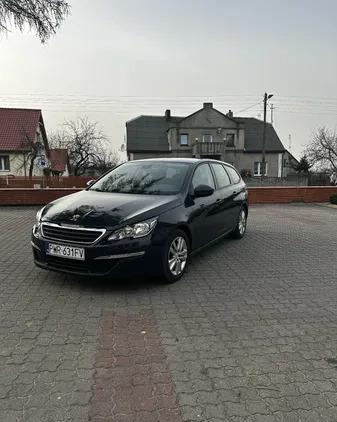 peugeot Peugeot 308 cena 28900 przebieg: 220000, rok produkcji 2014 z Września